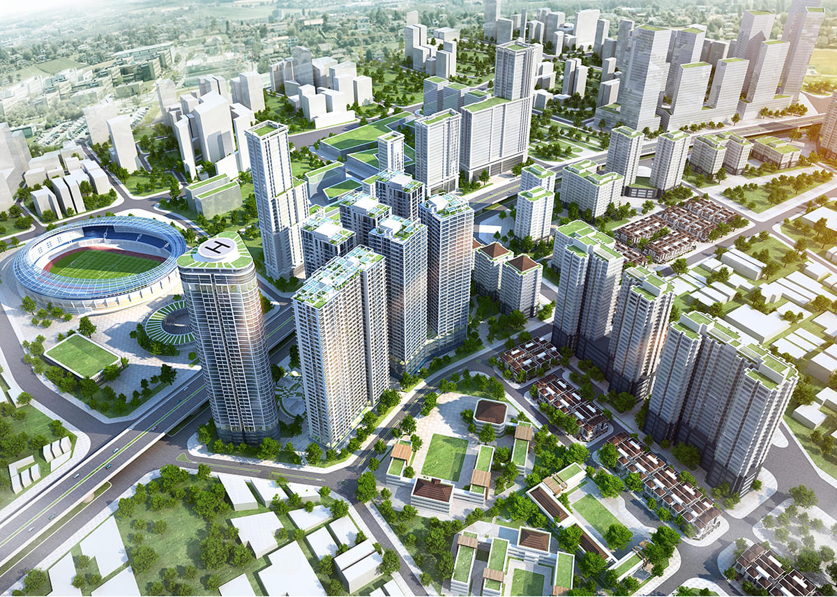 Phối cảnh dự án Dream City Hưng Yên